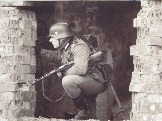 Историческая реконструкция боя. Немецкий солдат